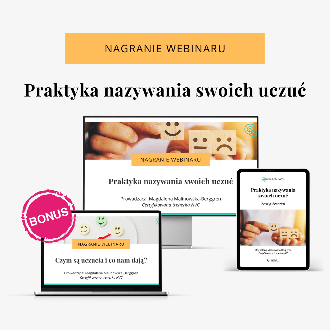 Praktyka nazywania swoich uczuć – interaktywny webinar NVC